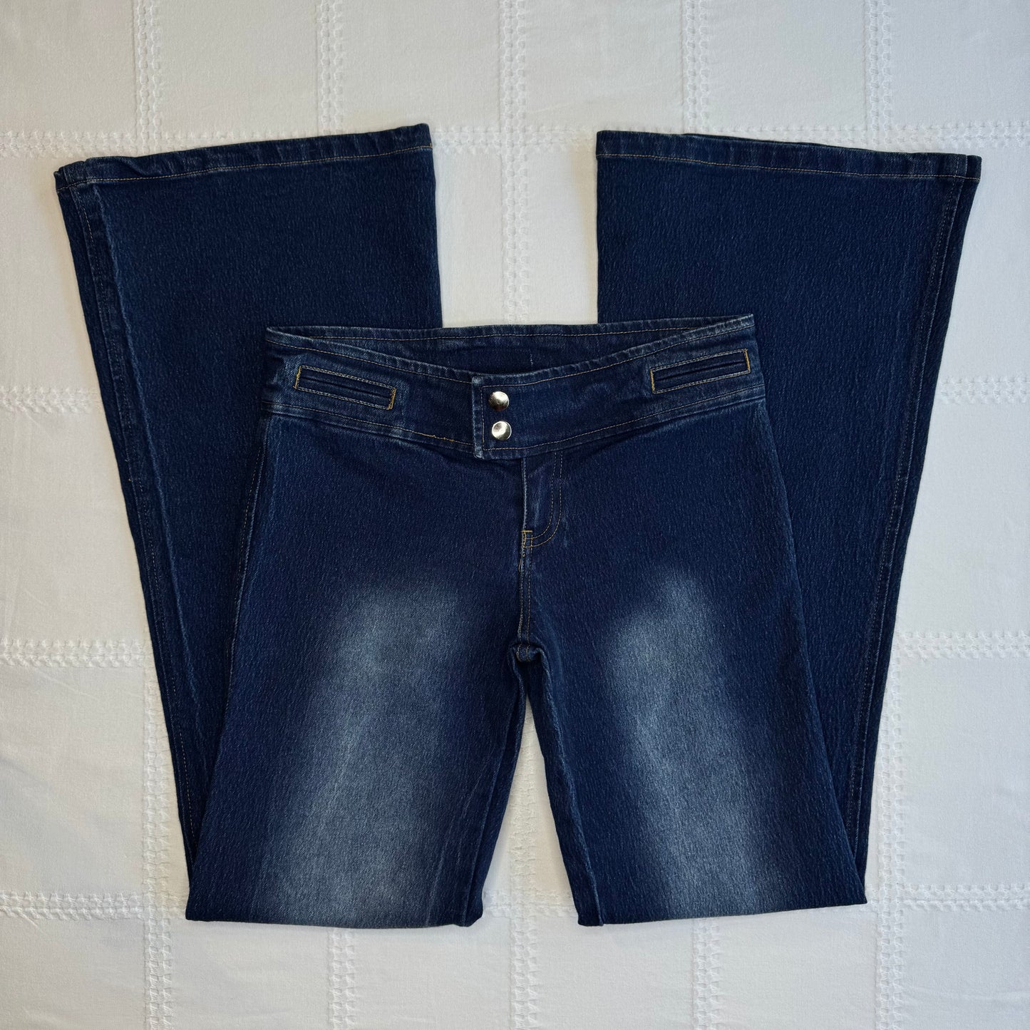 Low Rise Flared Jeans