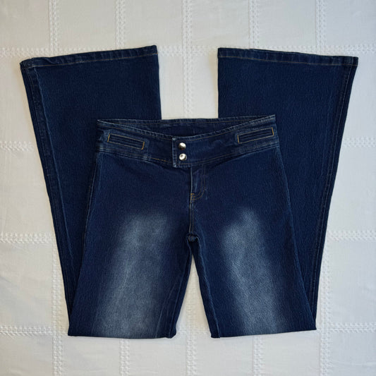Low Rise Flared Jeans