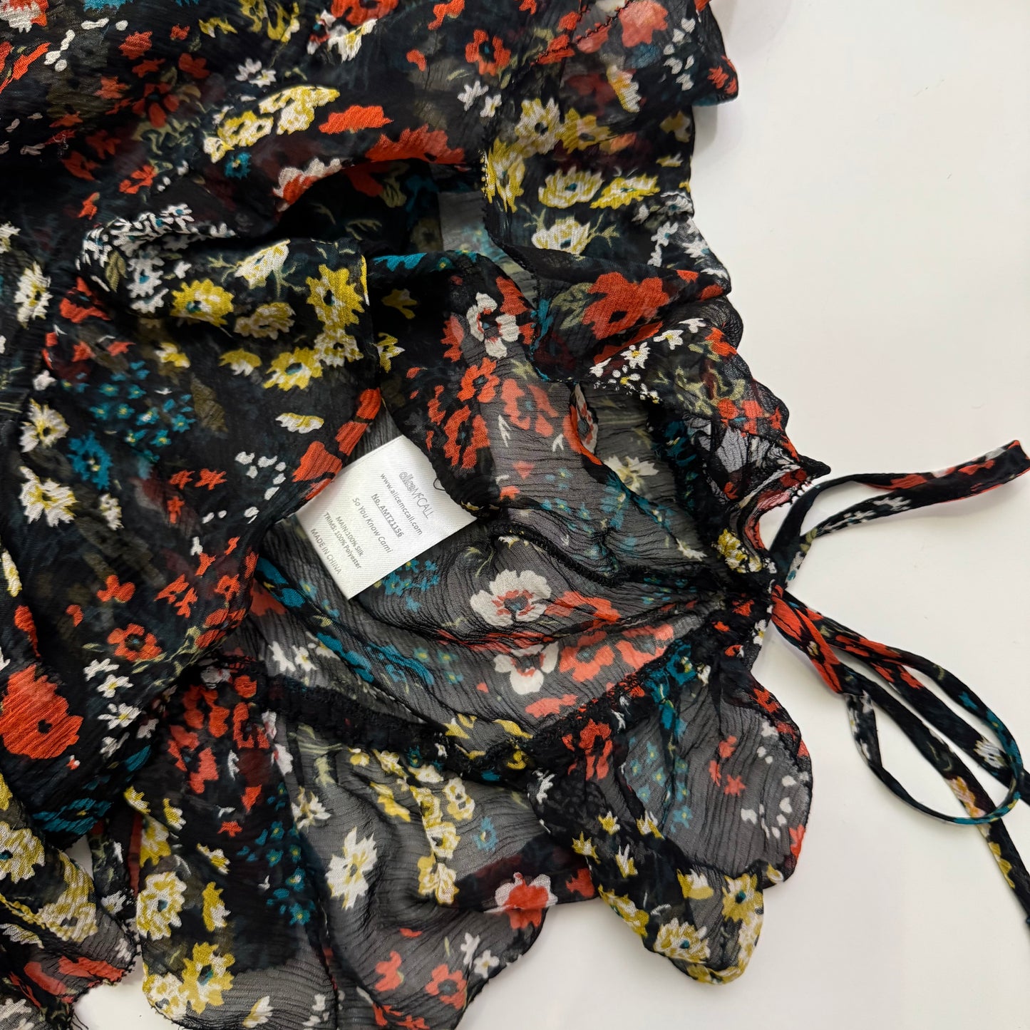 Floral Silk Cami