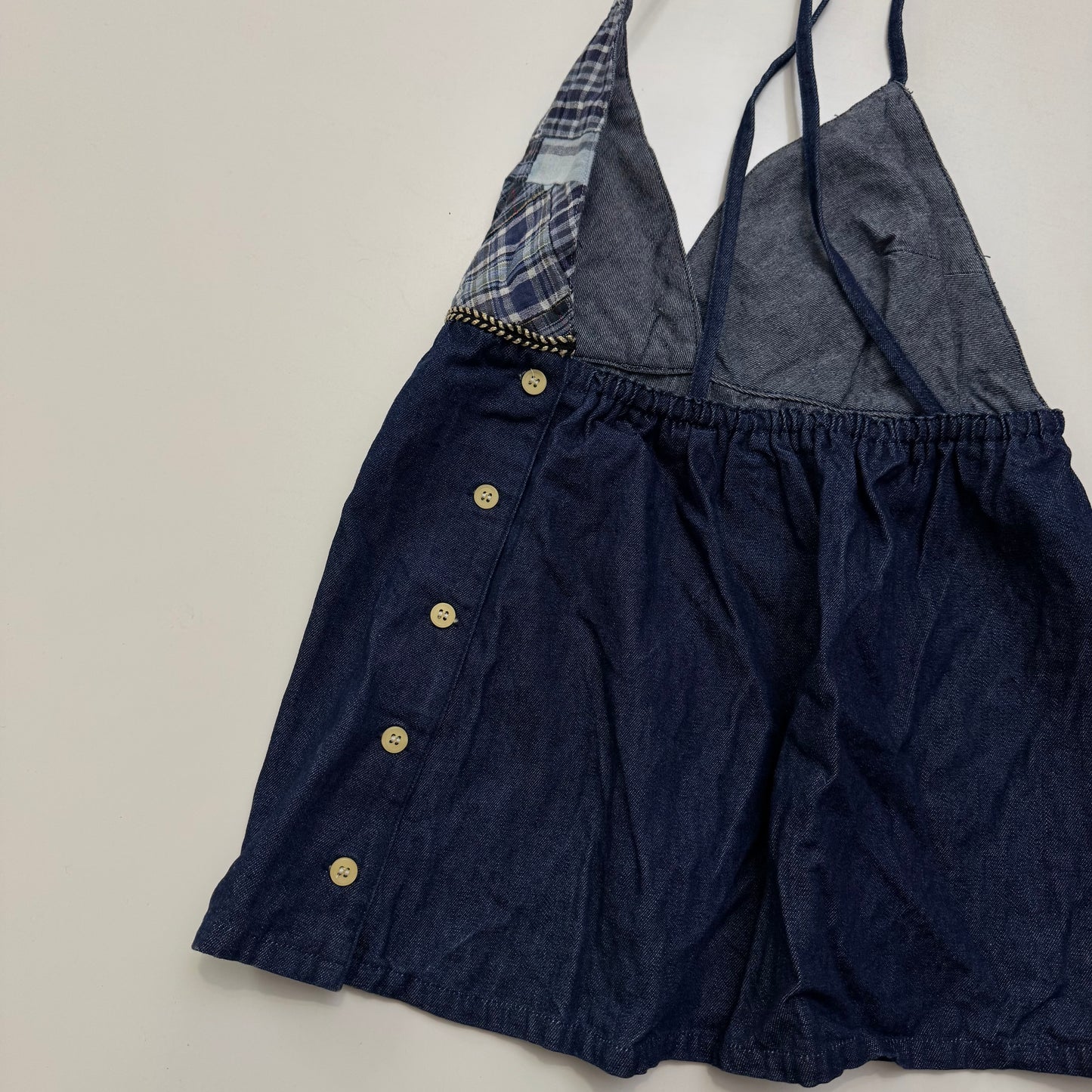Denim Babydoll Top