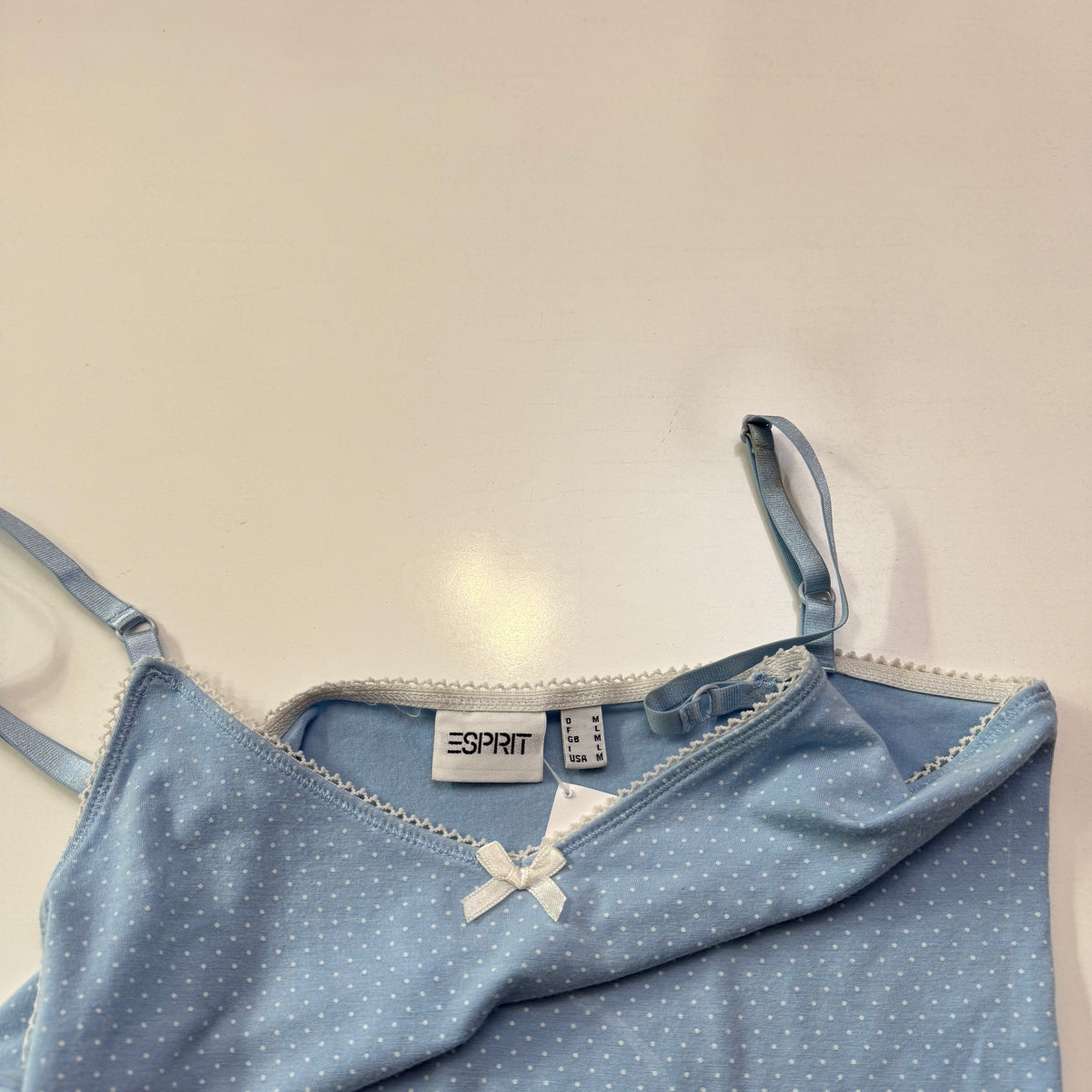 Blue Polka Dot Cami