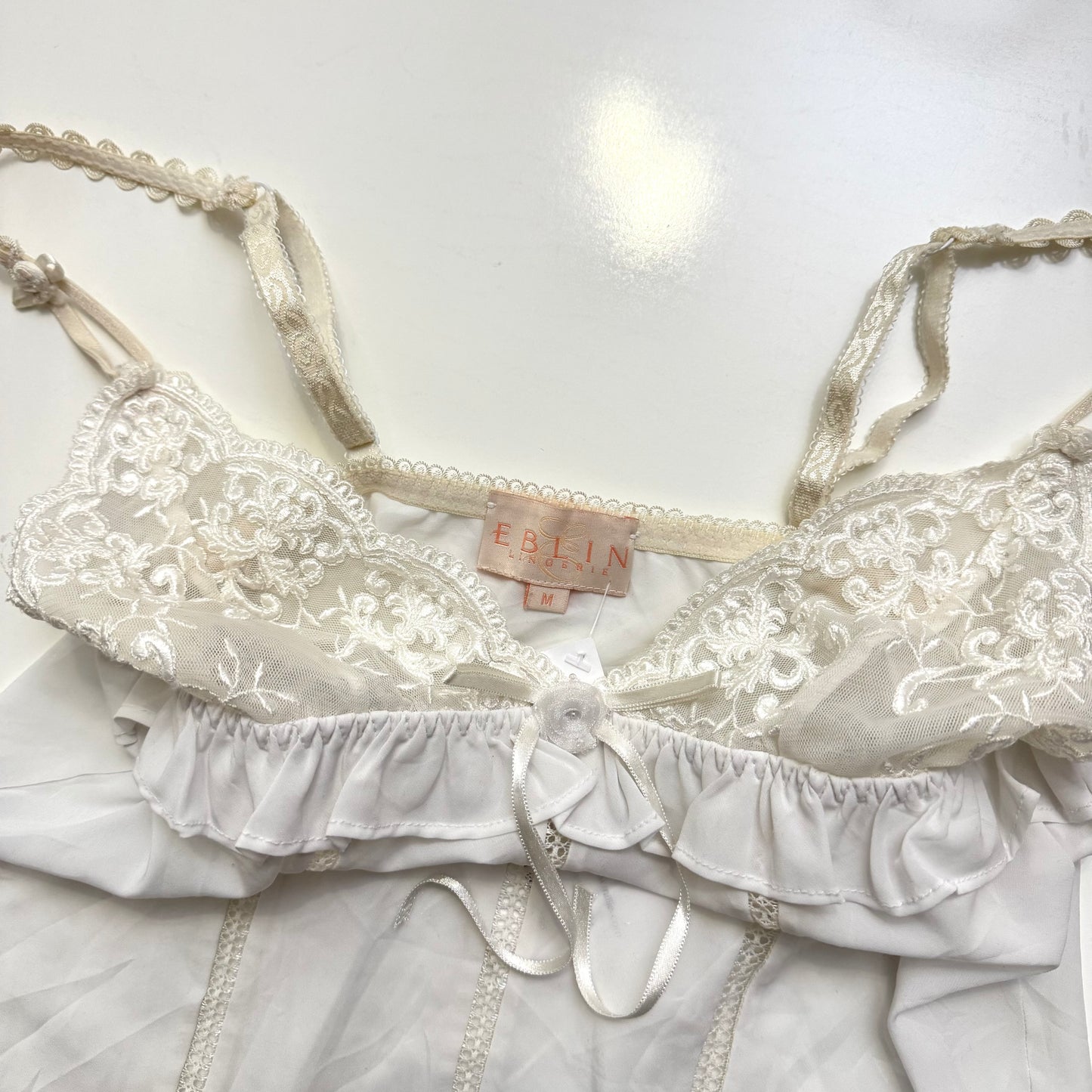 White Lace Bust Cami