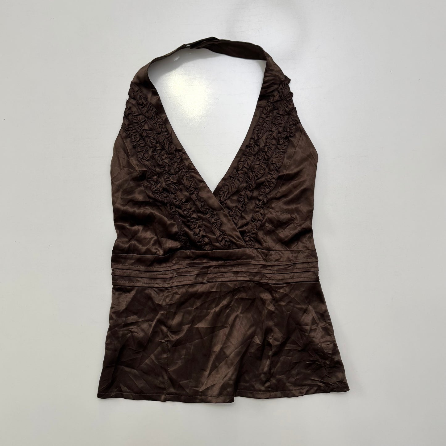 Brown Halter Top