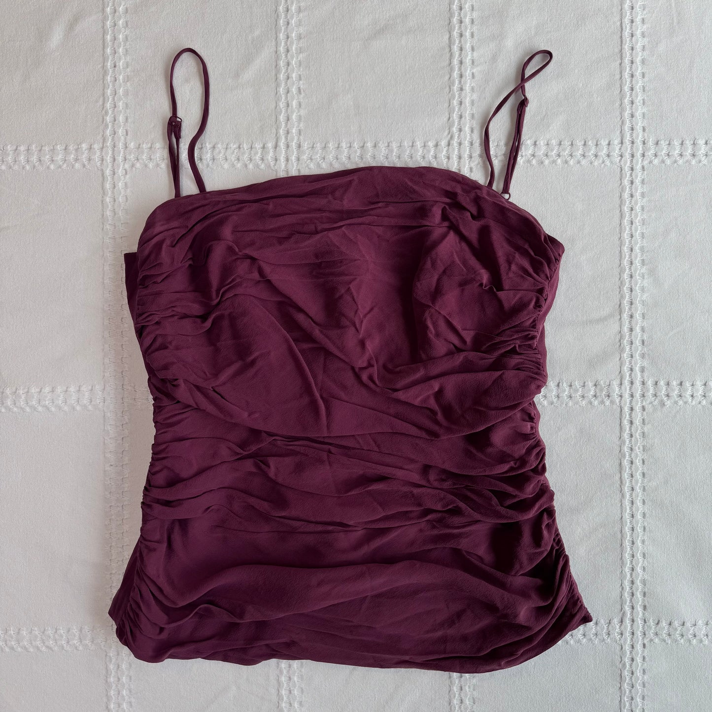 Silk Ruched Top