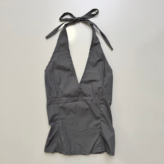 Grey Halter Top