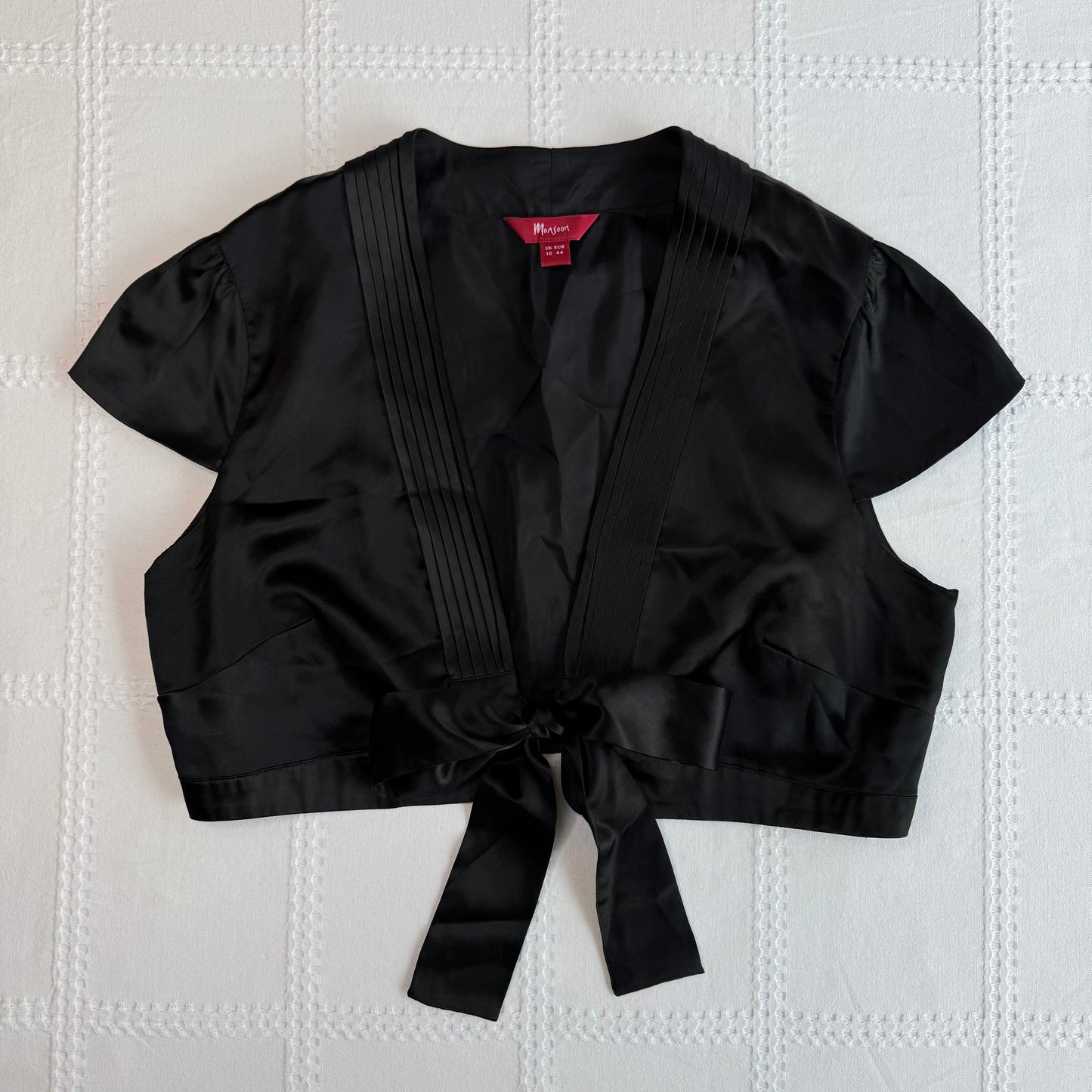 Silk Cap Sleeve Cardi