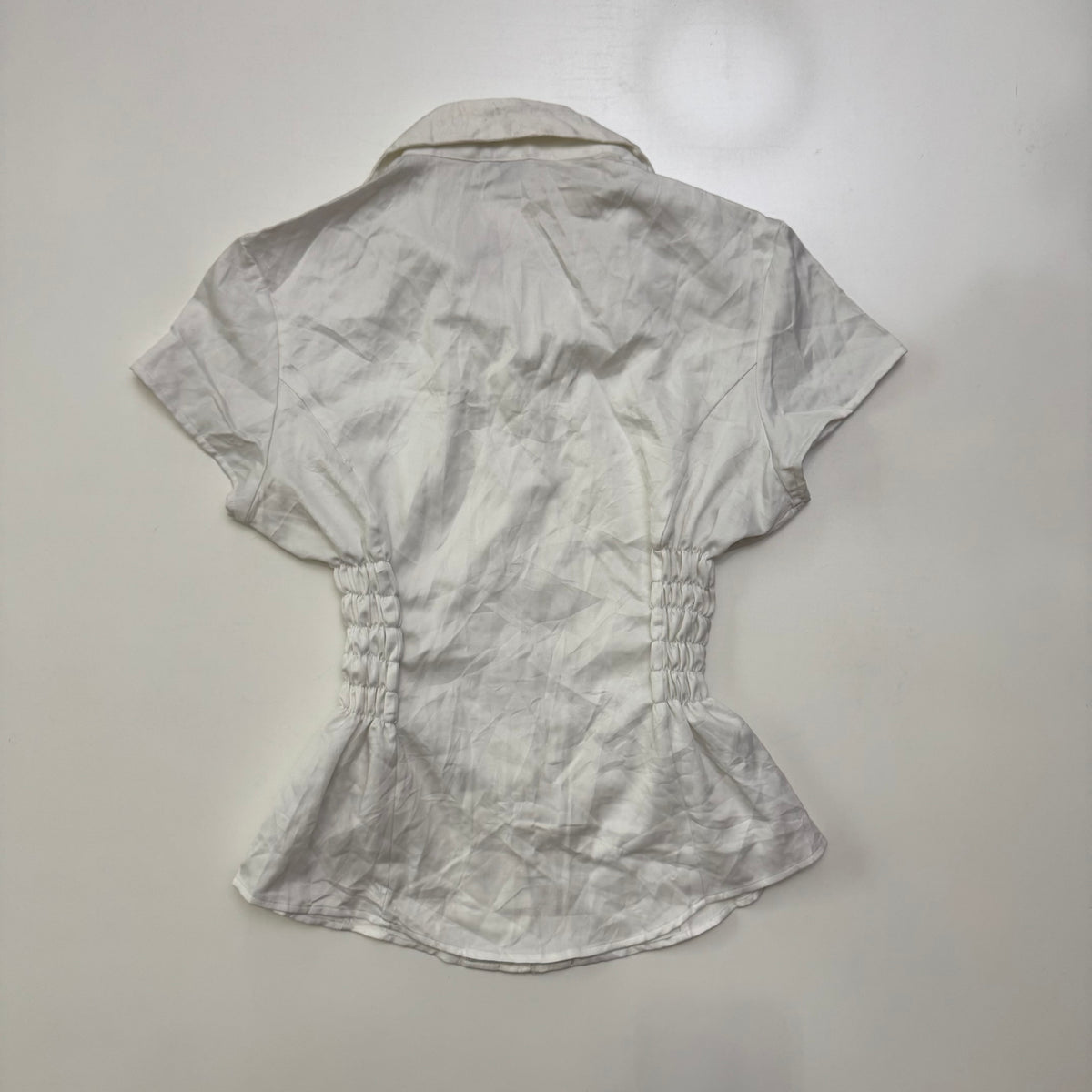 White Cinched Shirt