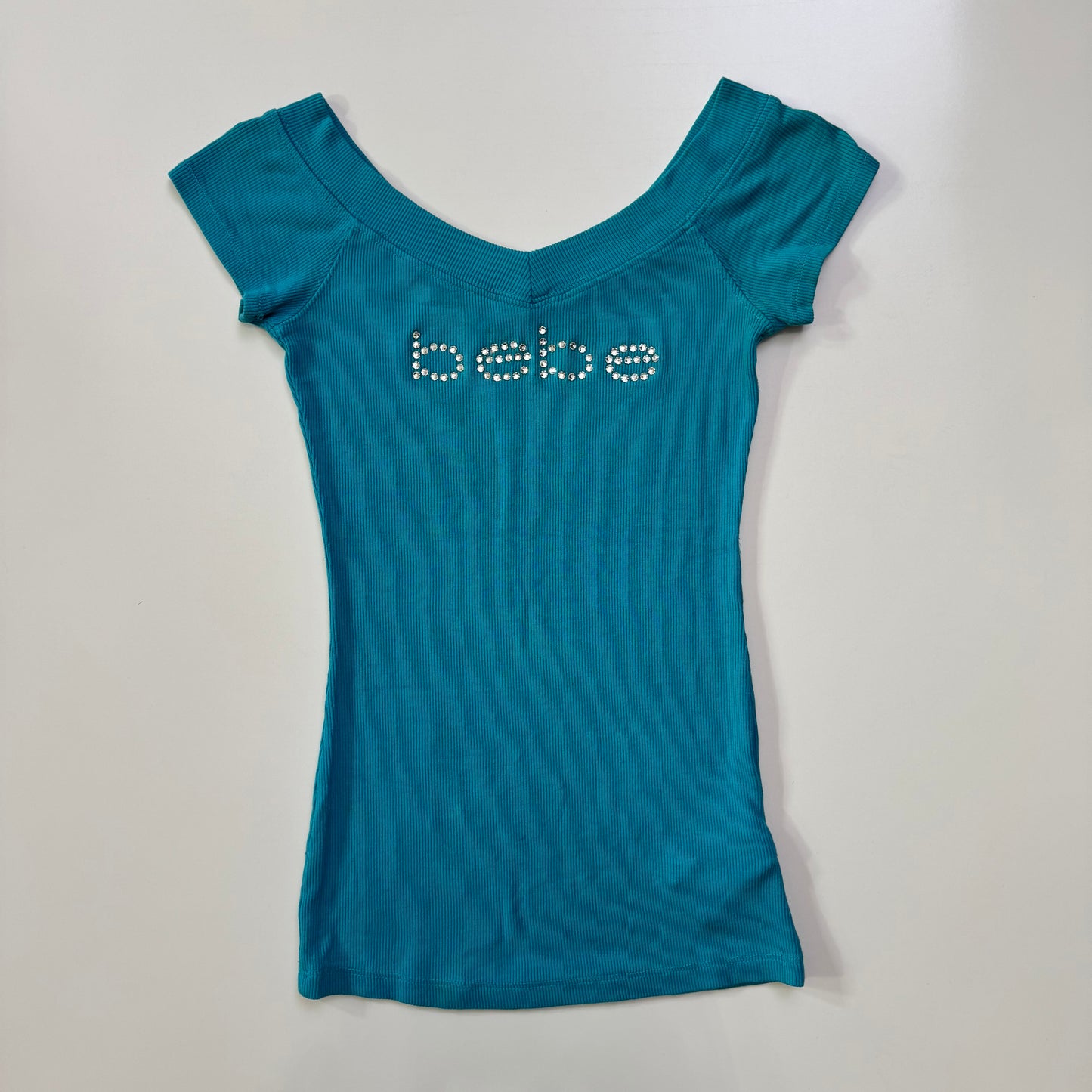 Bebe Blue Top