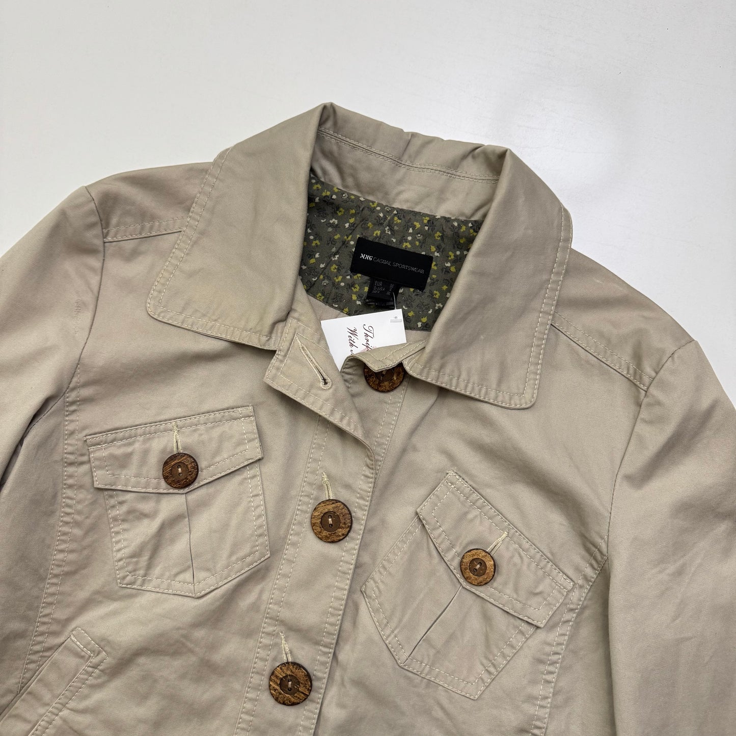 Beige Peacoat
