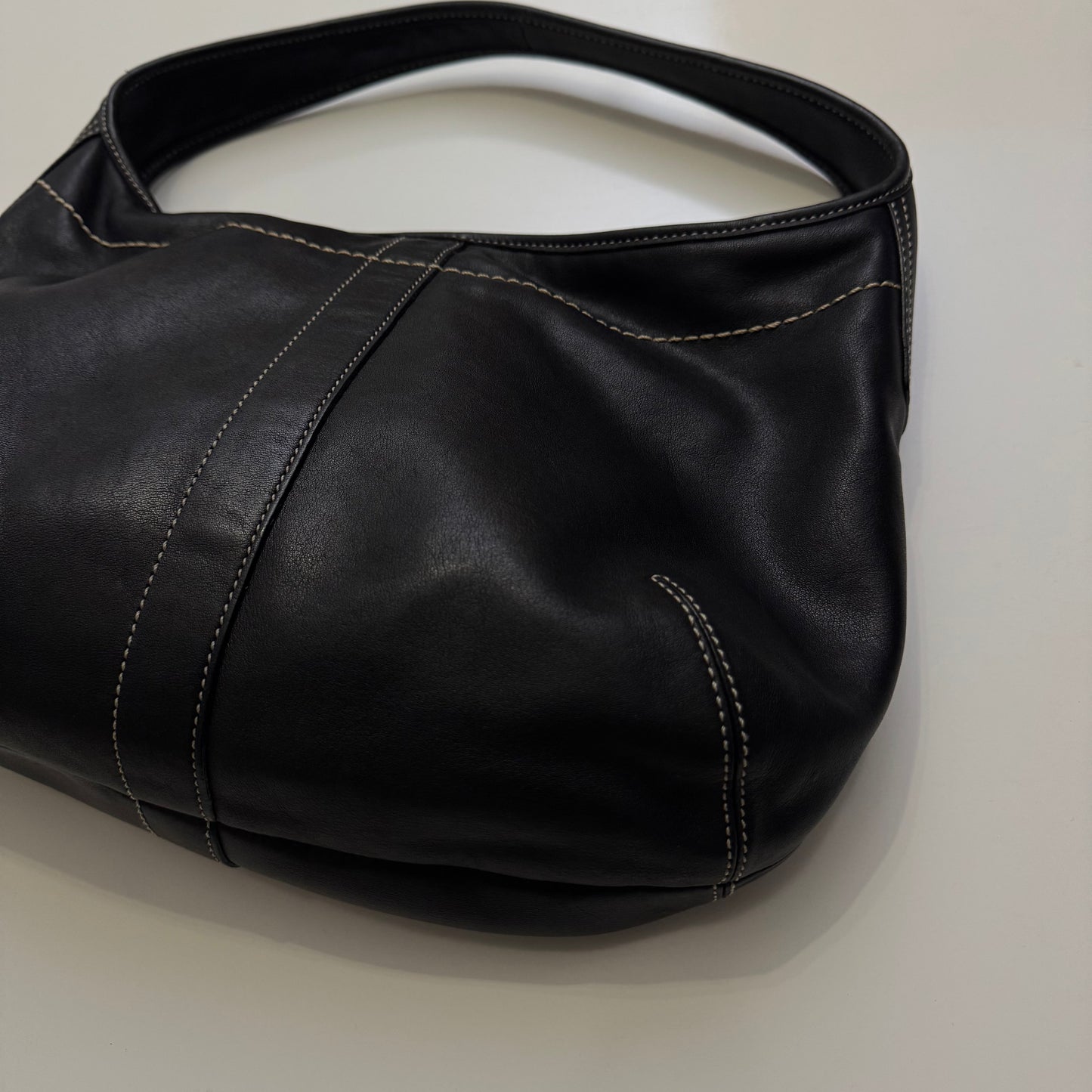 Coach Black Leather Shoulder Bag