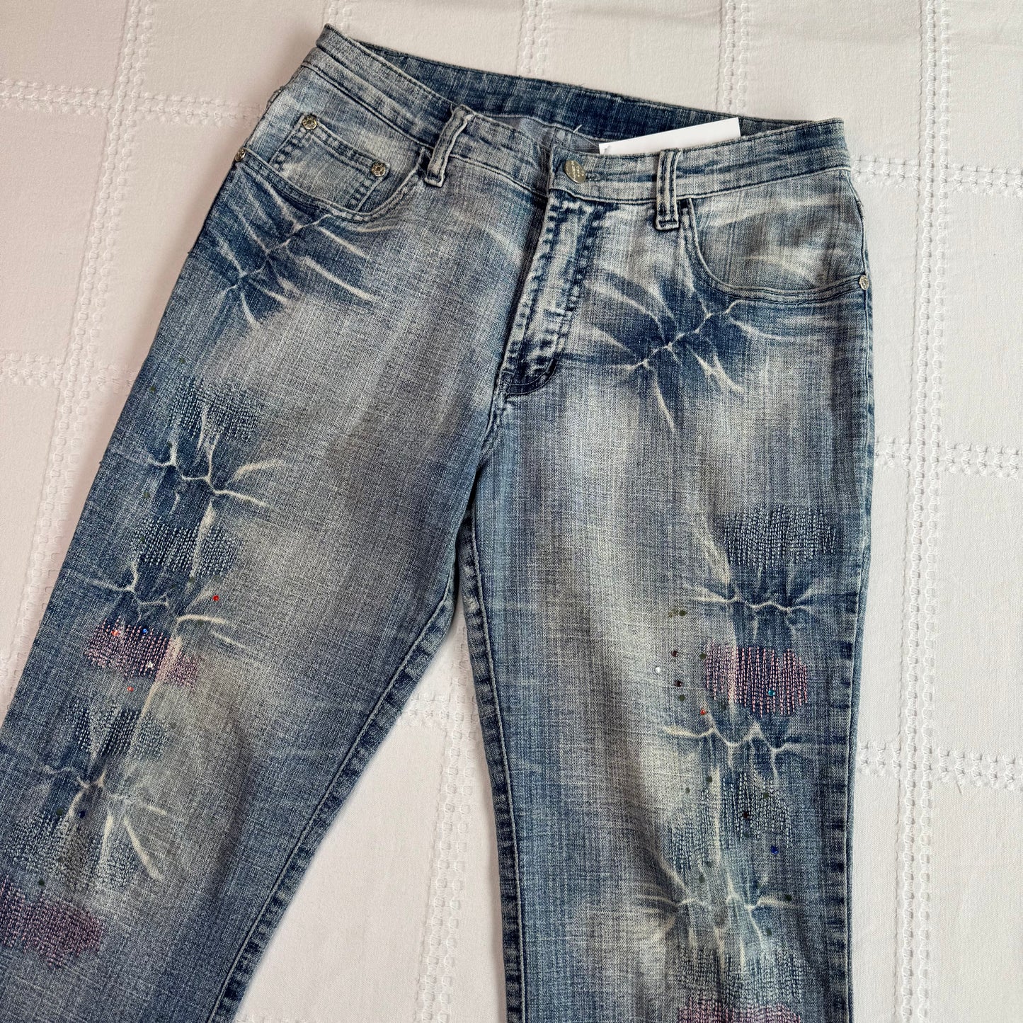 Mid Rise Flare Jeans