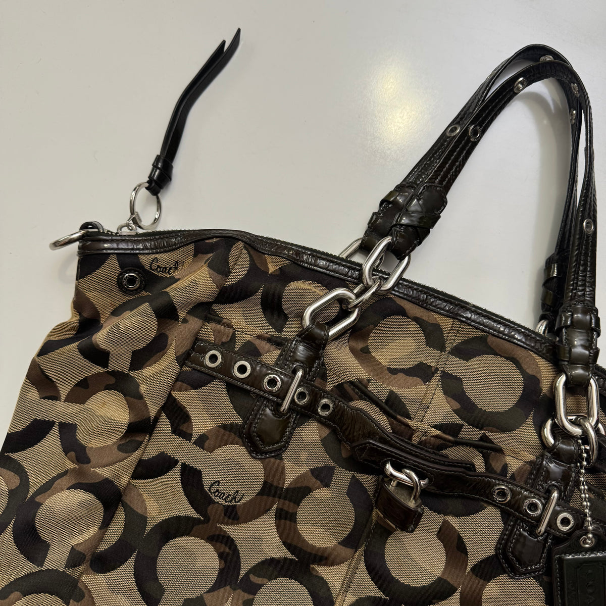 Coach Camo Tote