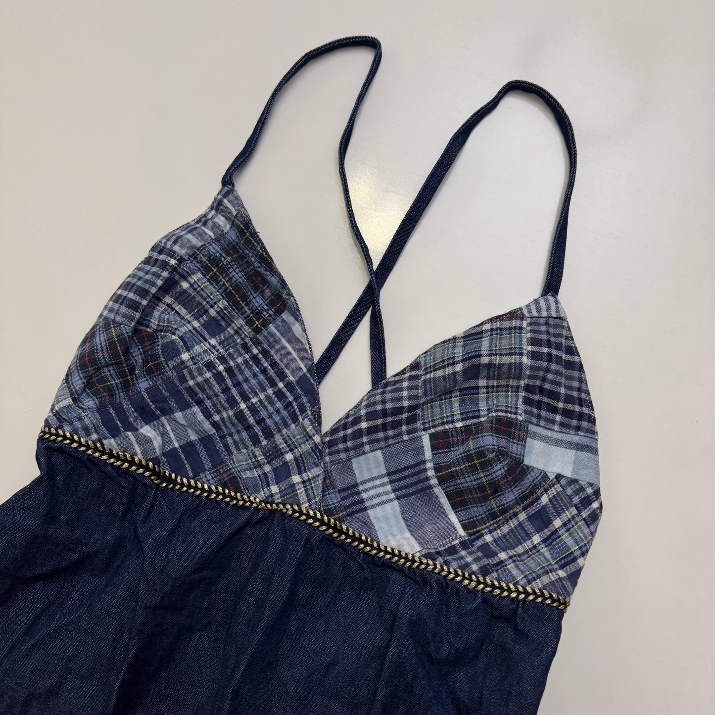 Denim Babydoll Top