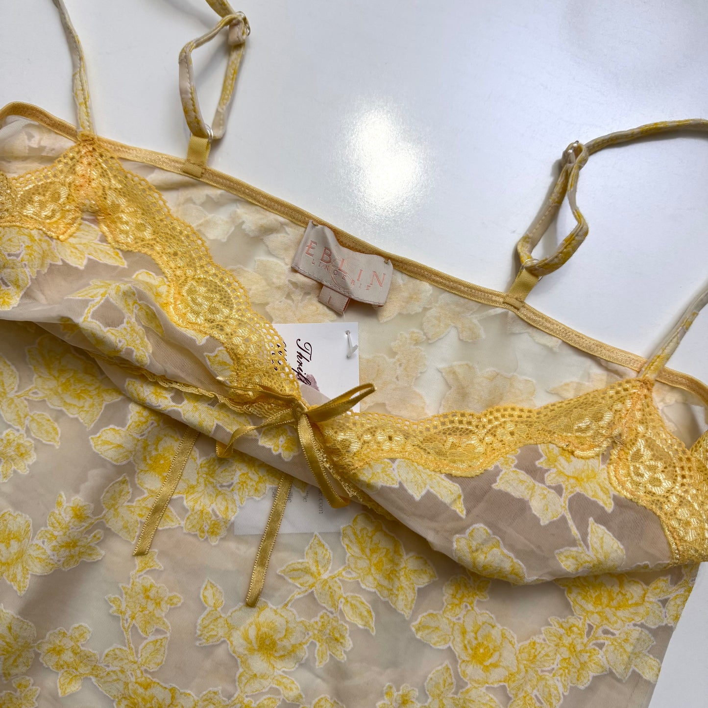 Yellow Lace Cami