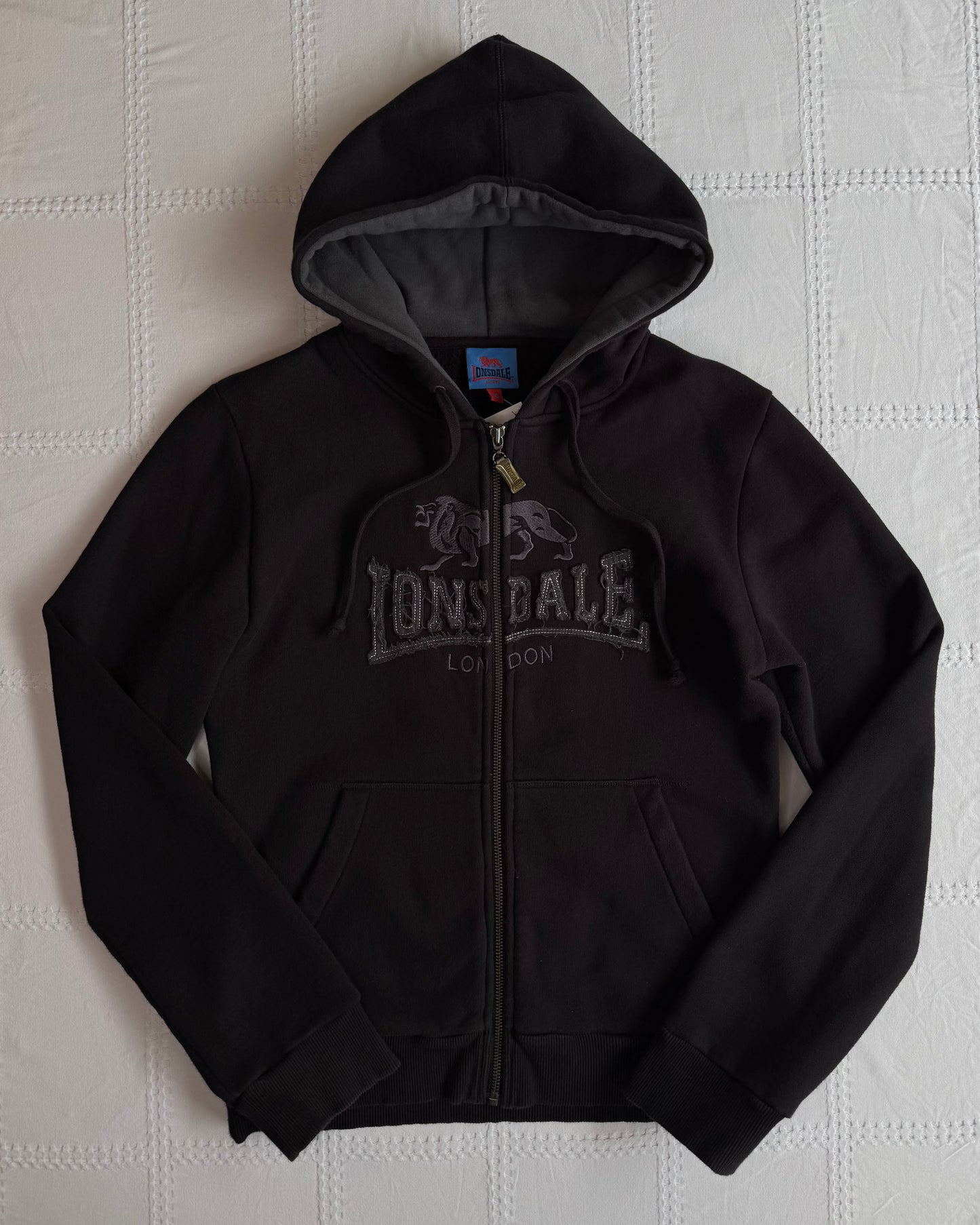 Lonsdale Black Hoodie
