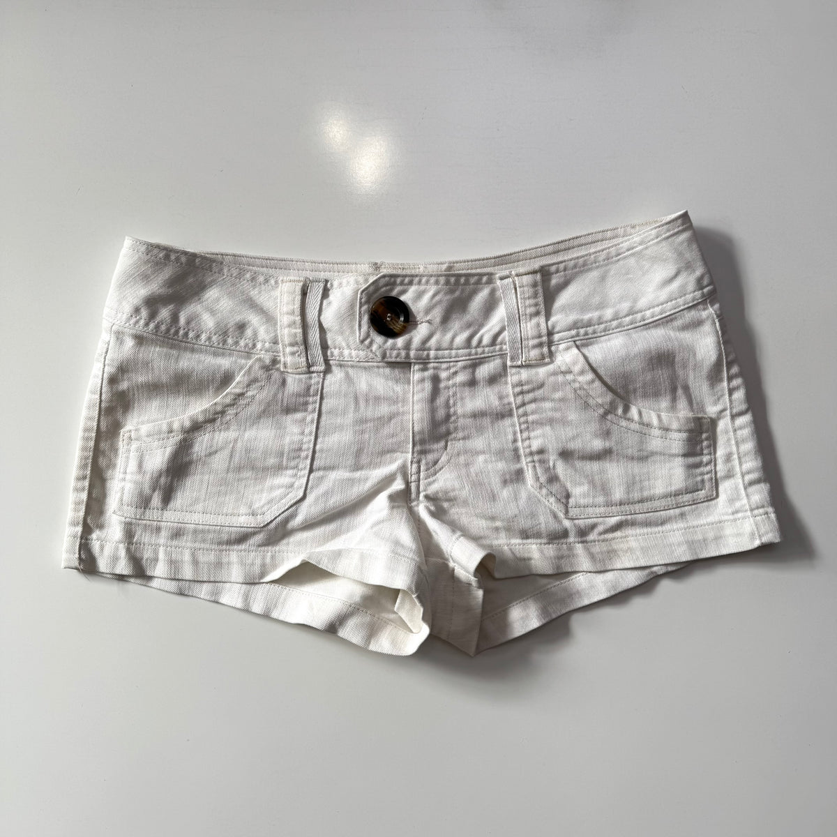 White Mini Shorts