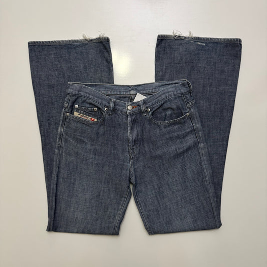 Diesel Low Rise Flare Jeans