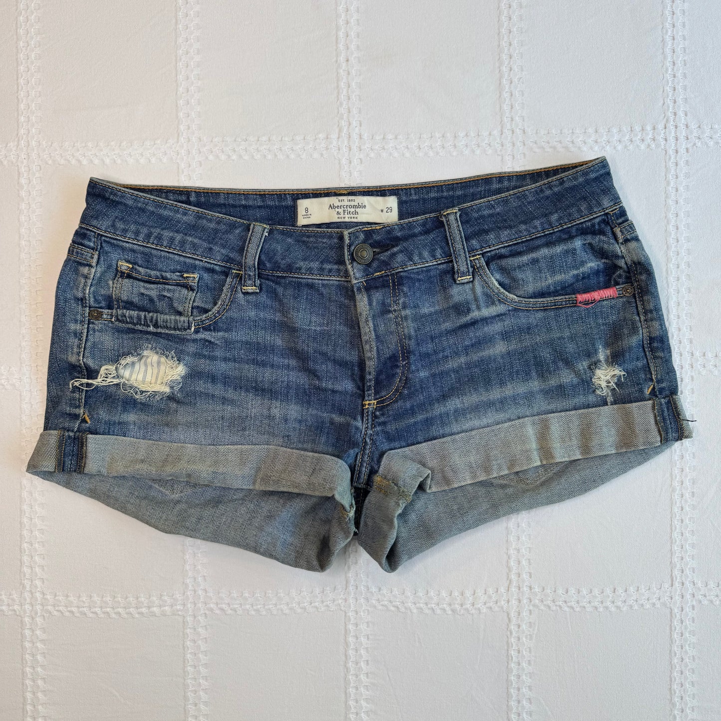 Abercrombie Low Rise Denim Shorts