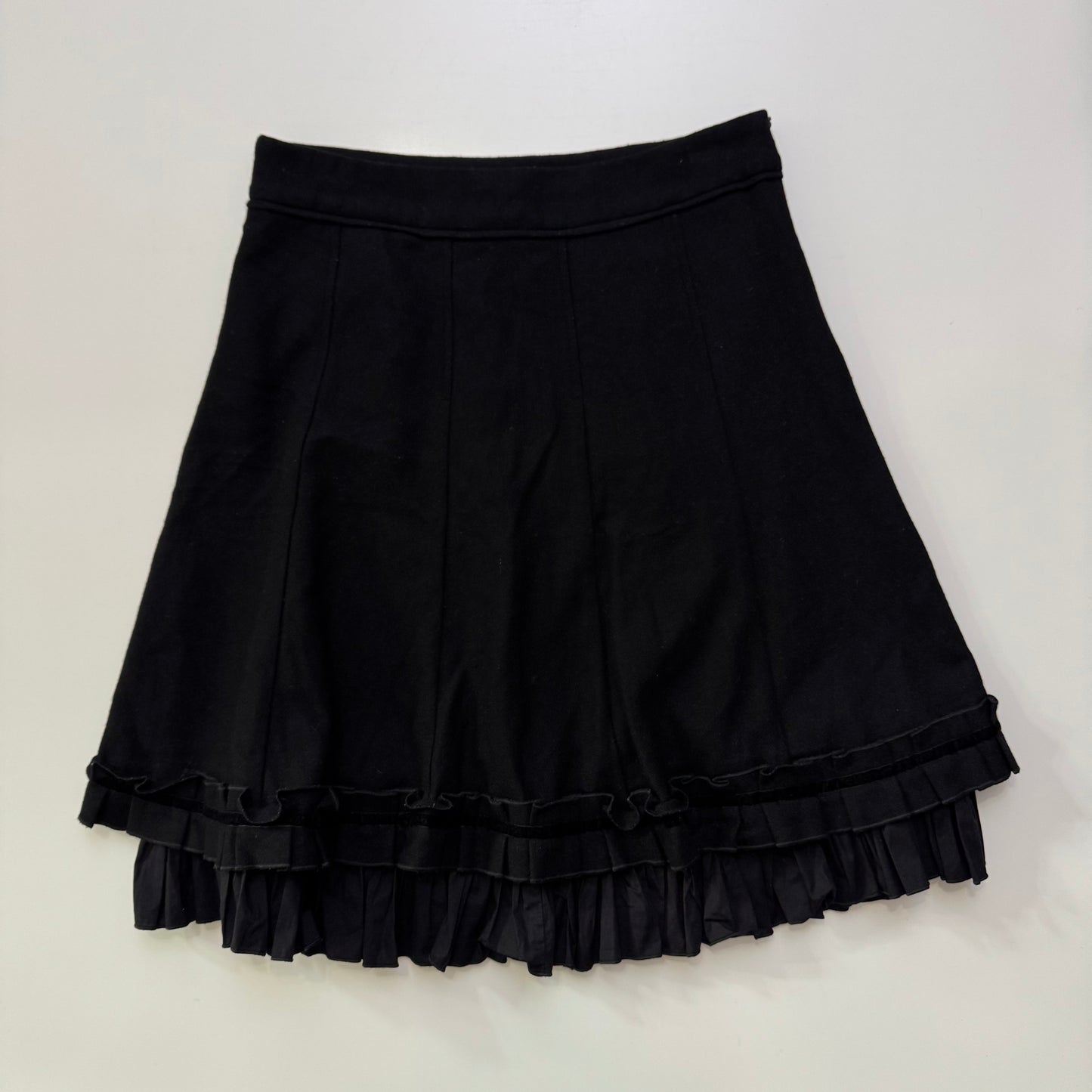 Black Knit Midi Skirt
