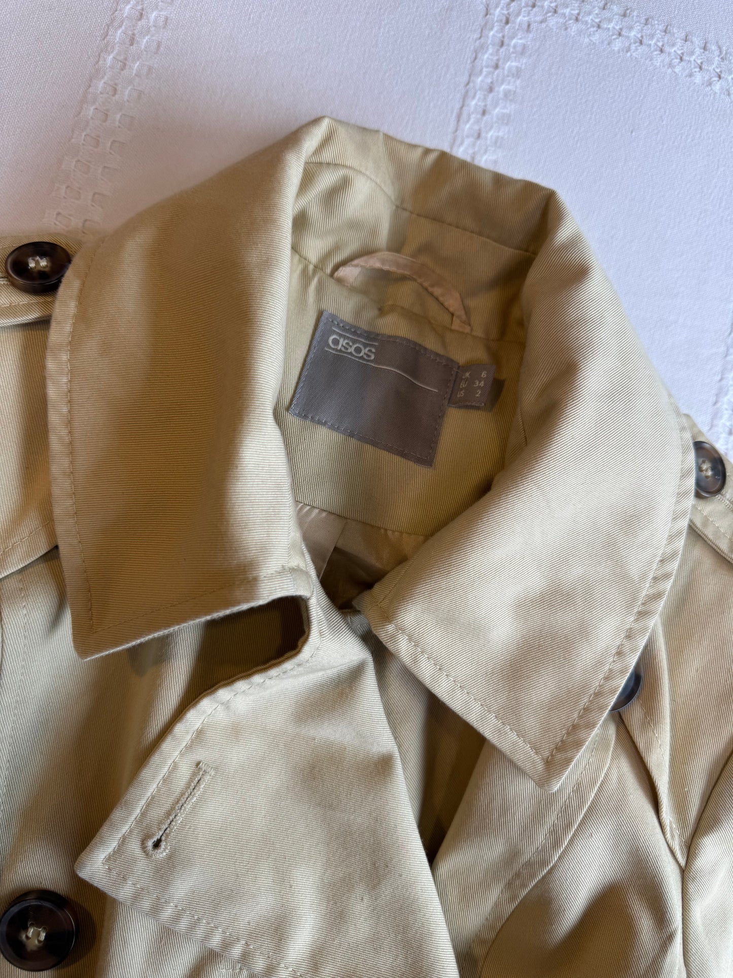 Beige Trench Coat