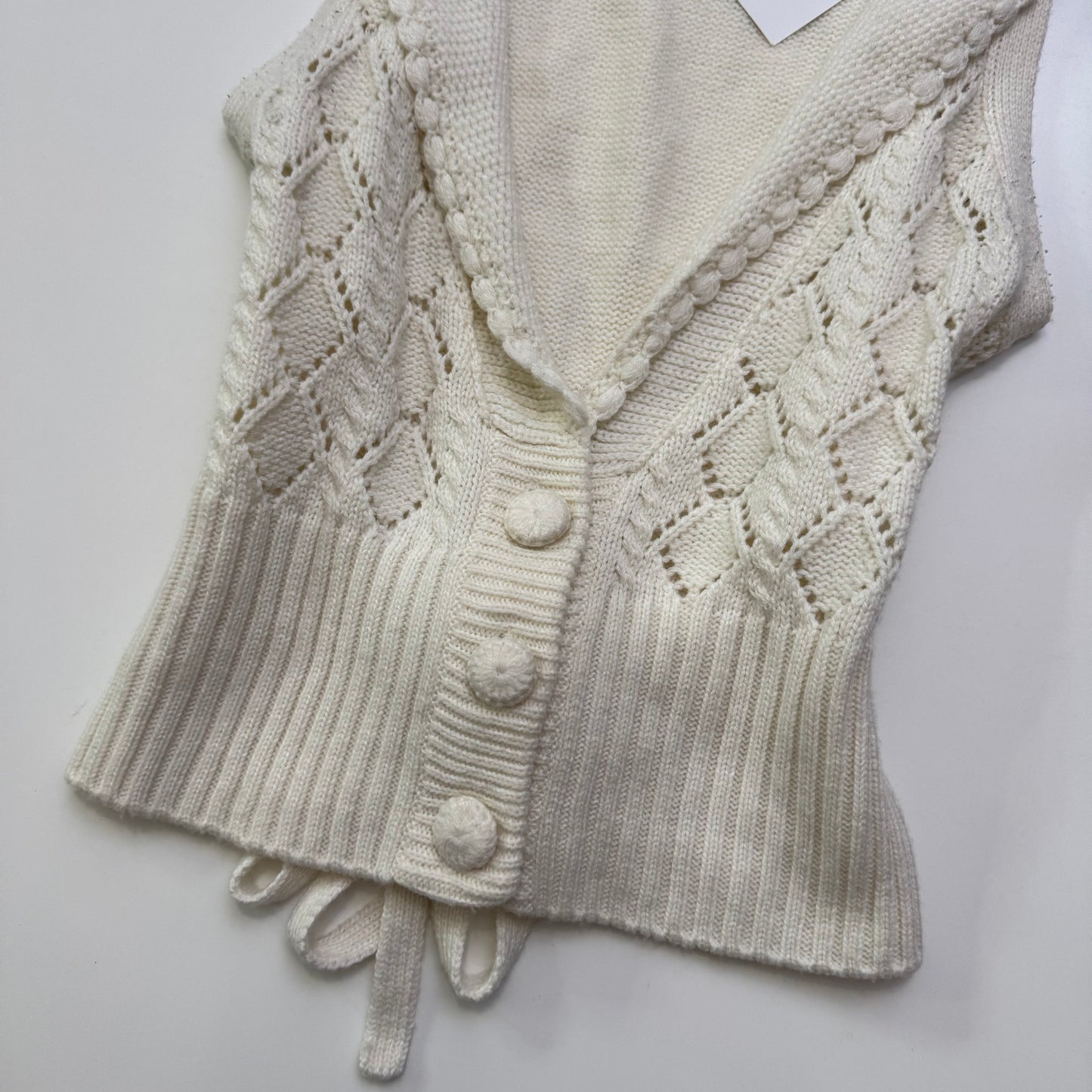Knit Tie Back Vest