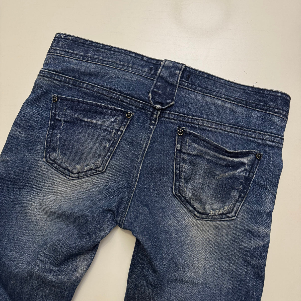 Low Rise Flare Jeans
