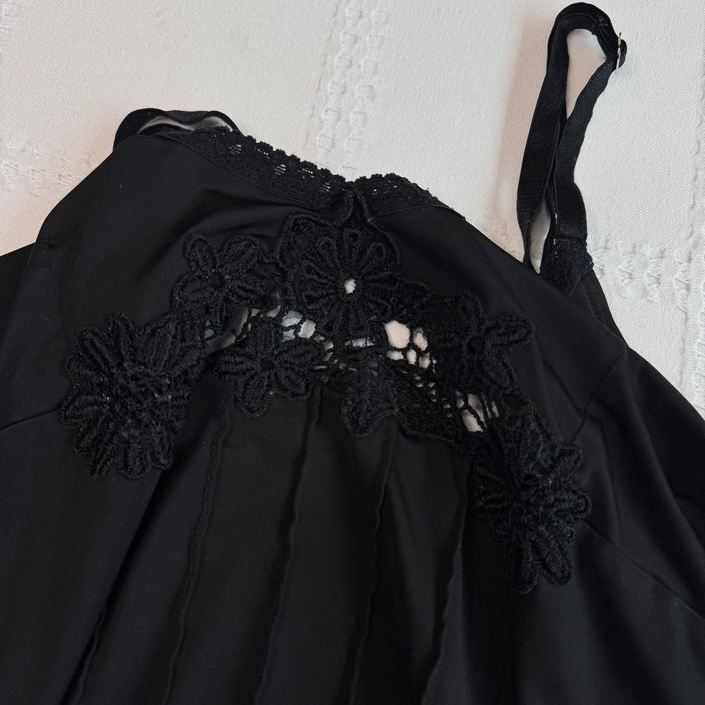 Black Babydoll Lace Cami