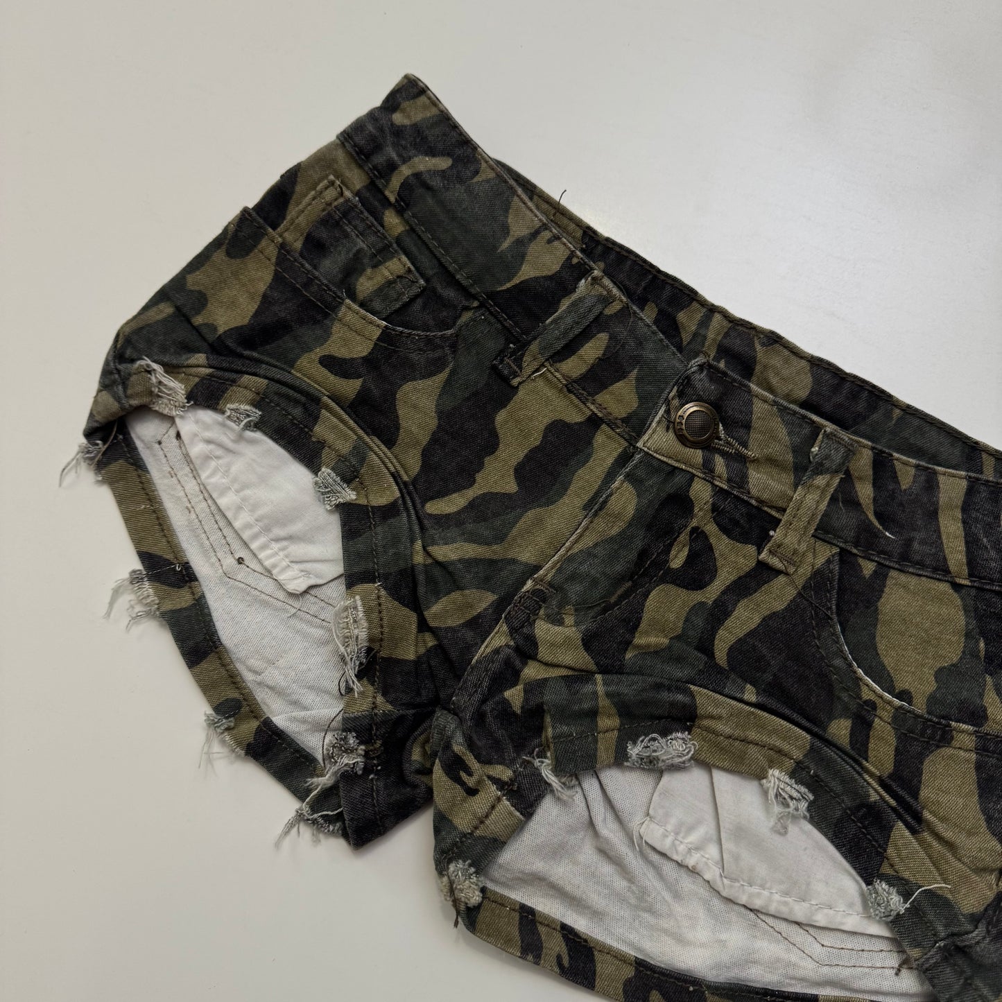 Camo Print Shorts
