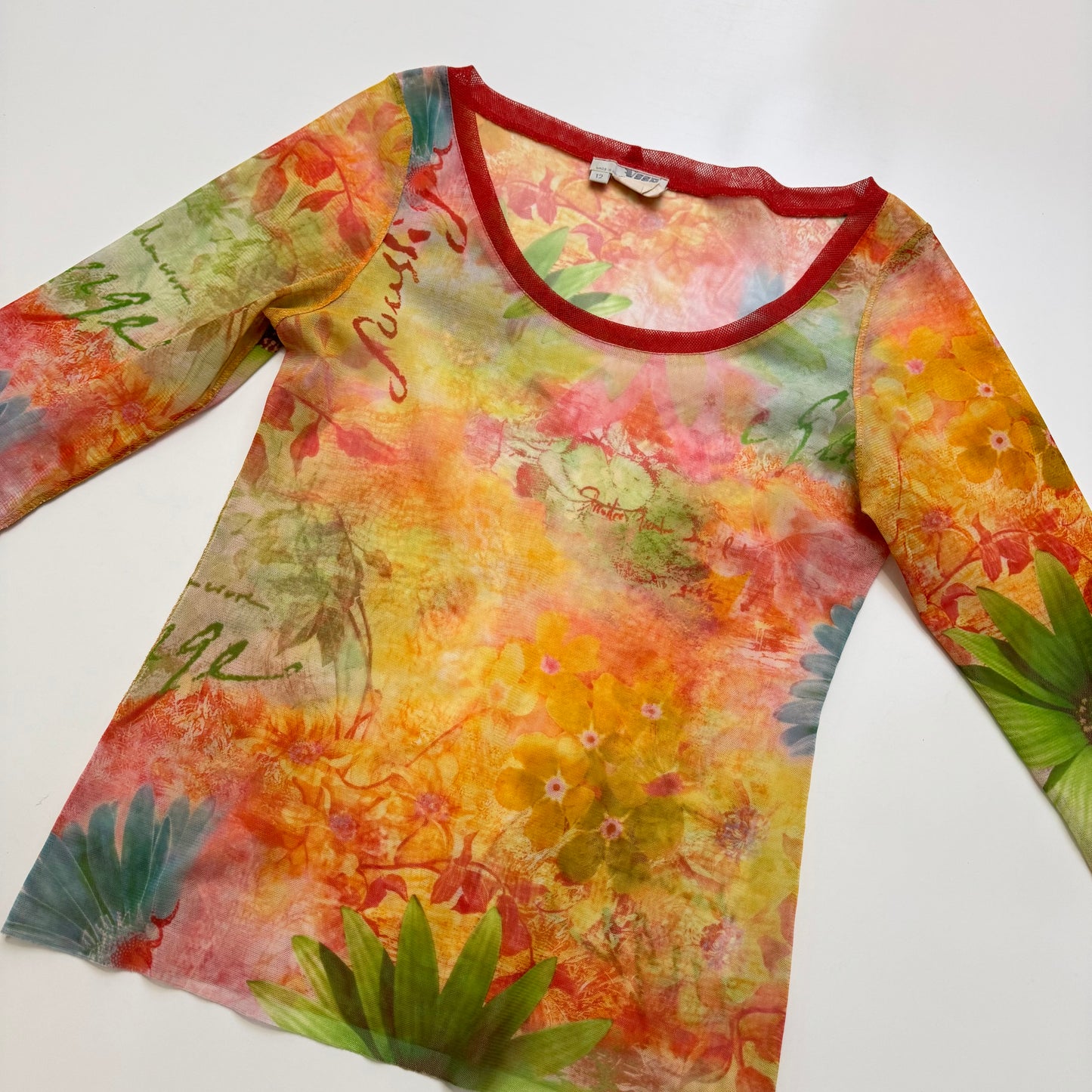 Colourful Mesh Longsleeve