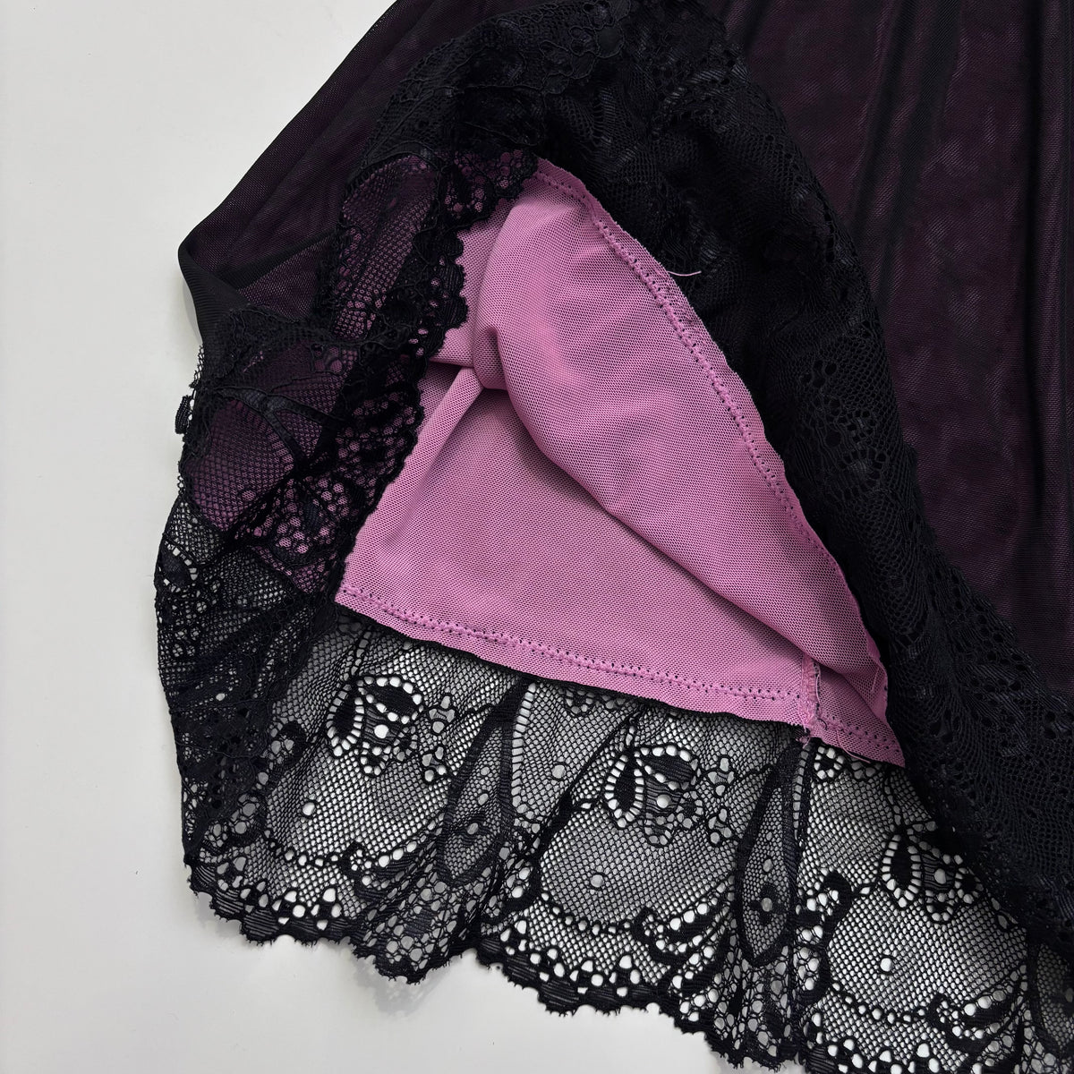 Pink + Black Babydoll Cami