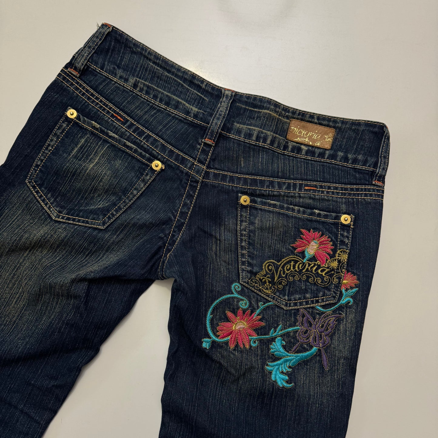 Low Rise Flare Jeans