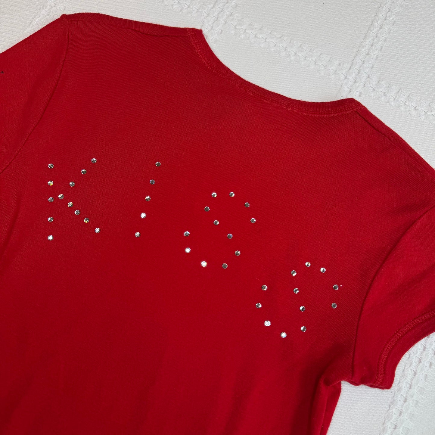 Red Kiss Baby Tee