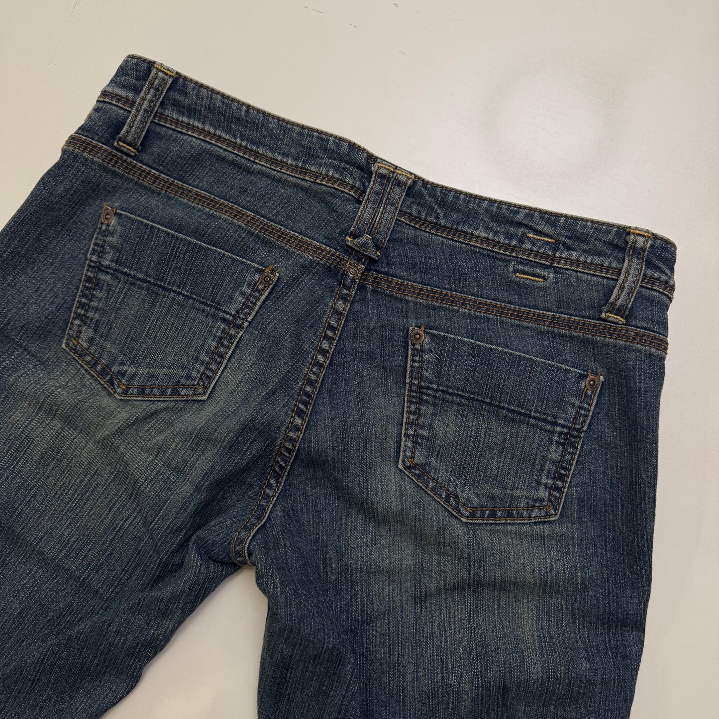 Low Rise Flared Jeans