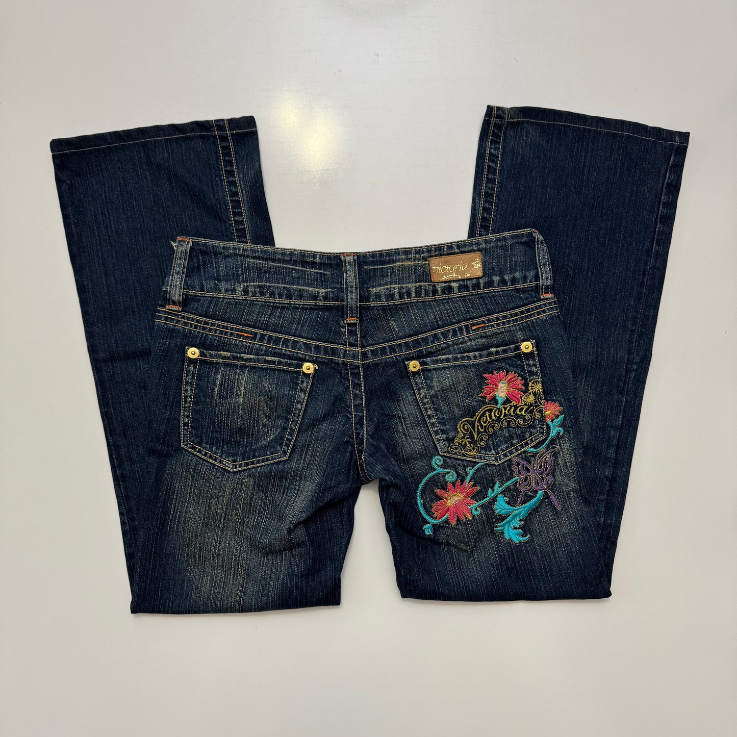Low Rise Flare Jeans