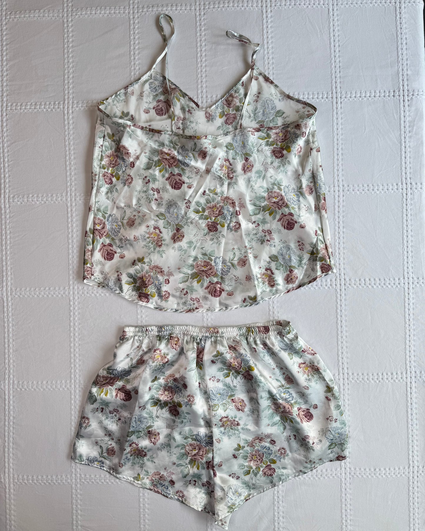 Satin Floral PJ Set
