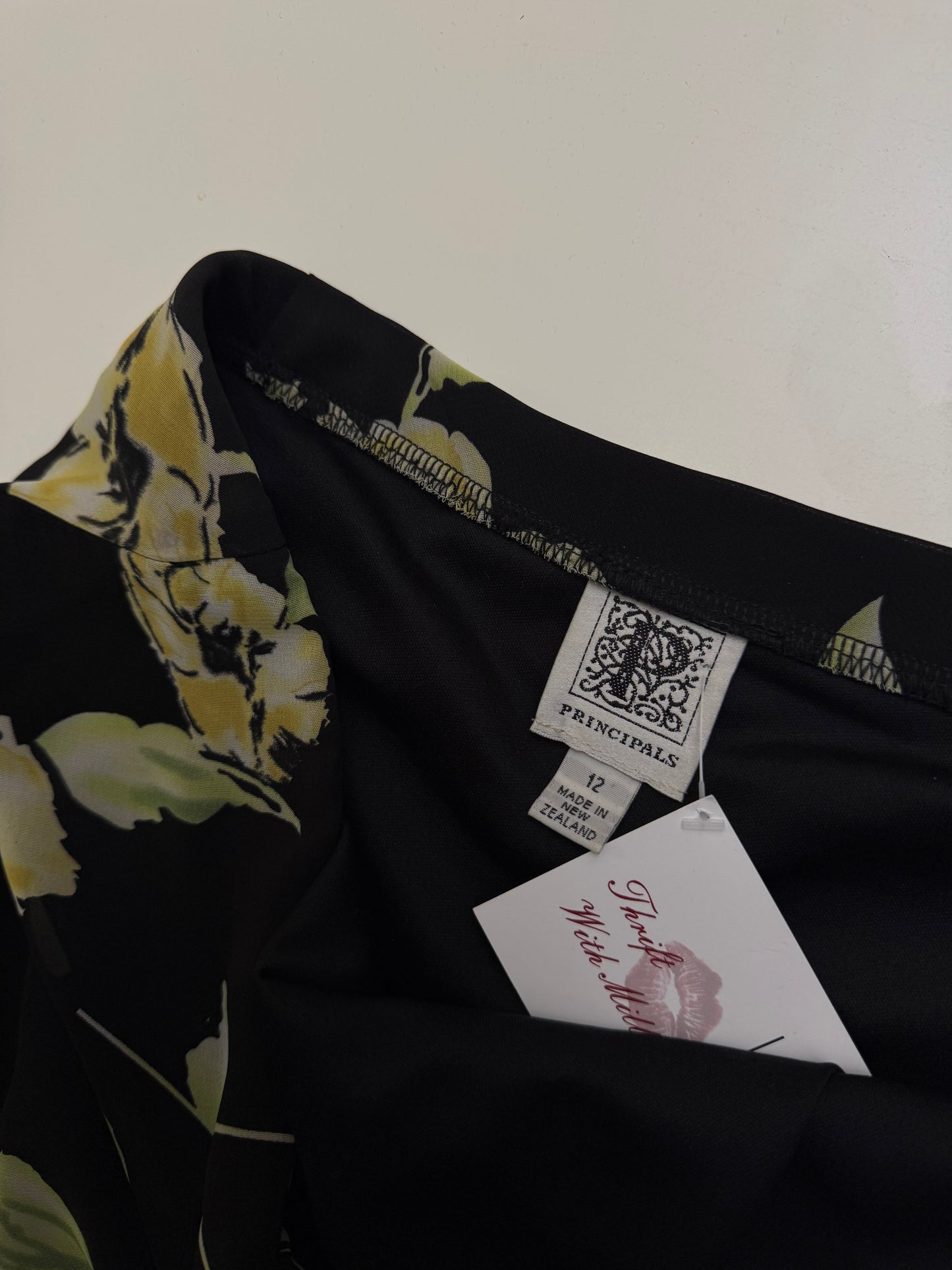 Asymmetrical Floral Midi Dress