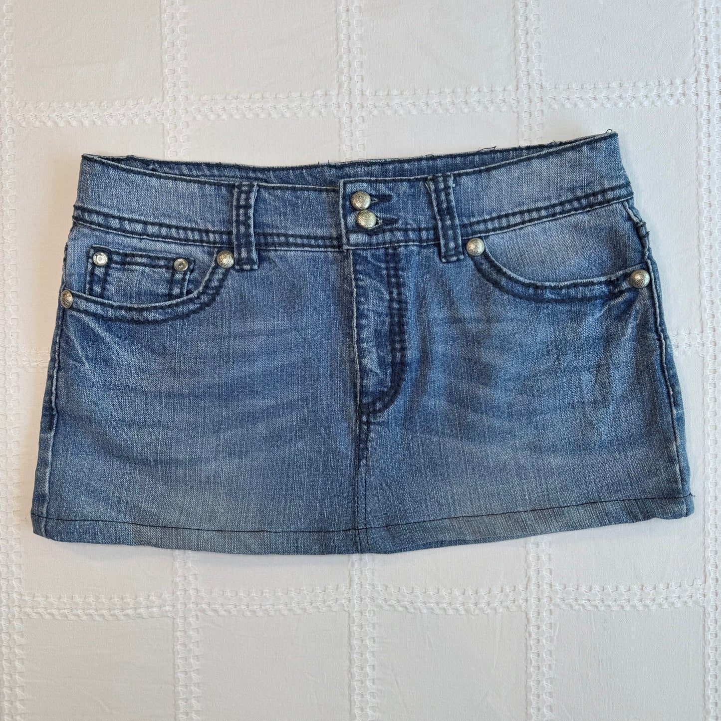Angel Wing Denim Mini