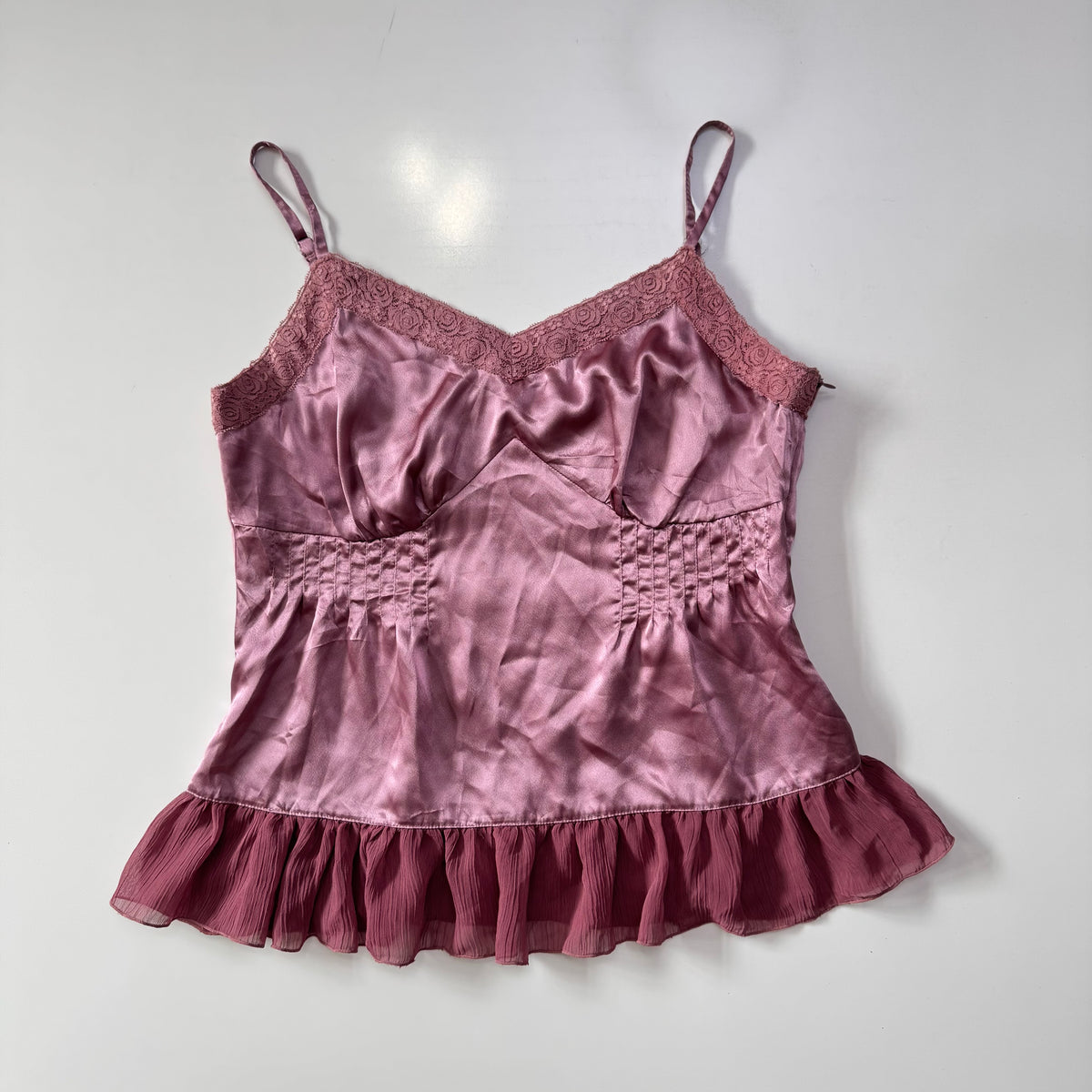 Lace Trim Babydoll Cami