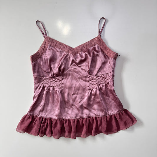 Lace Trim Babydoll Cami
