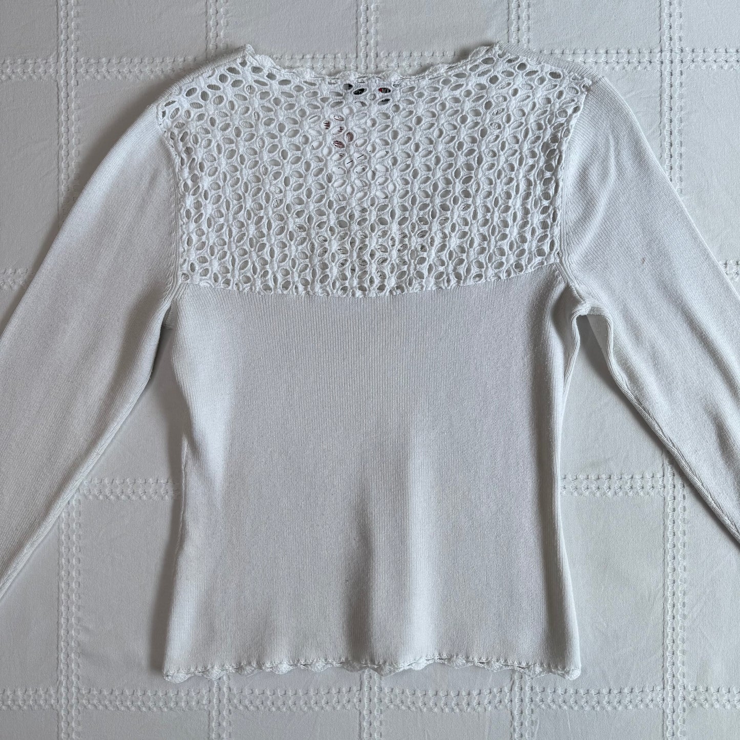 White Knit Longsleeve