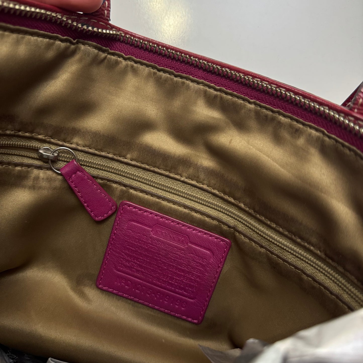 Red Coach Bag