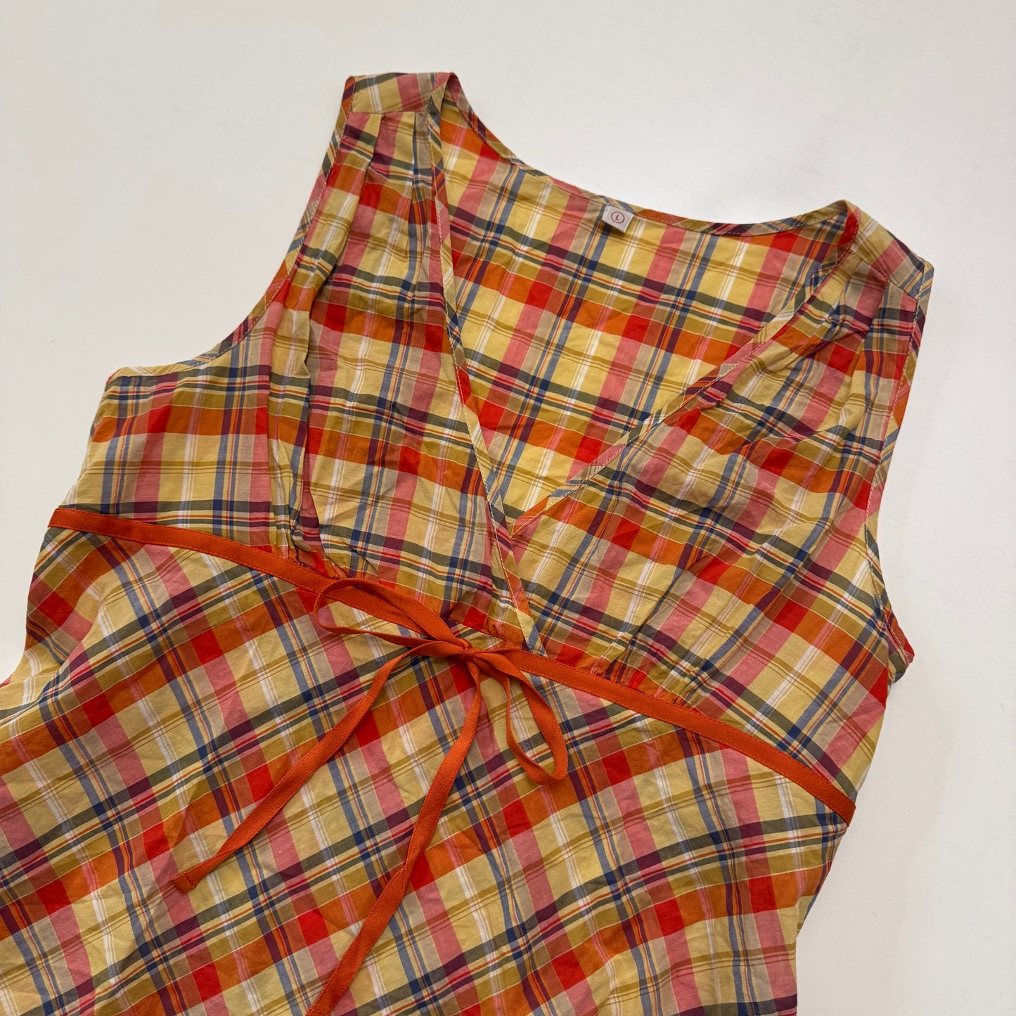 Plaid Babydoll Top