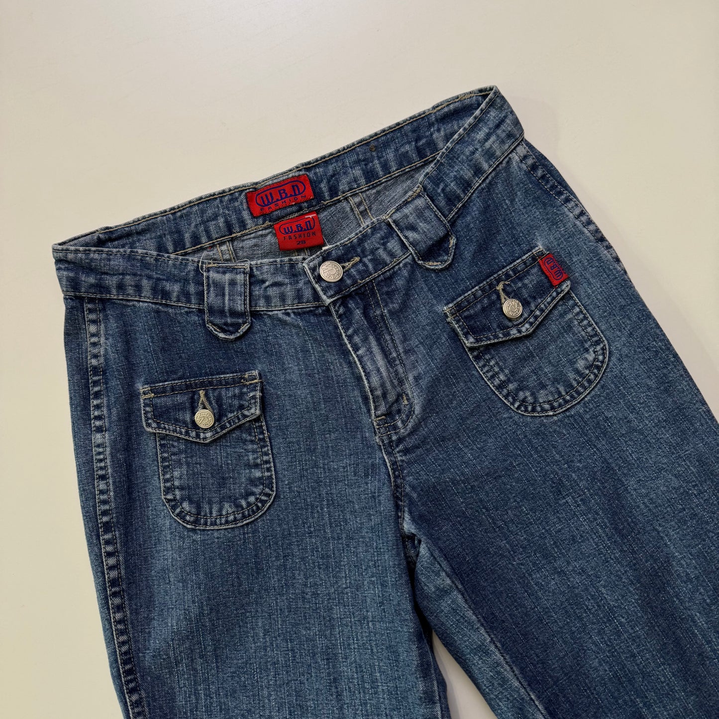 Low Rise Flare Jeans
