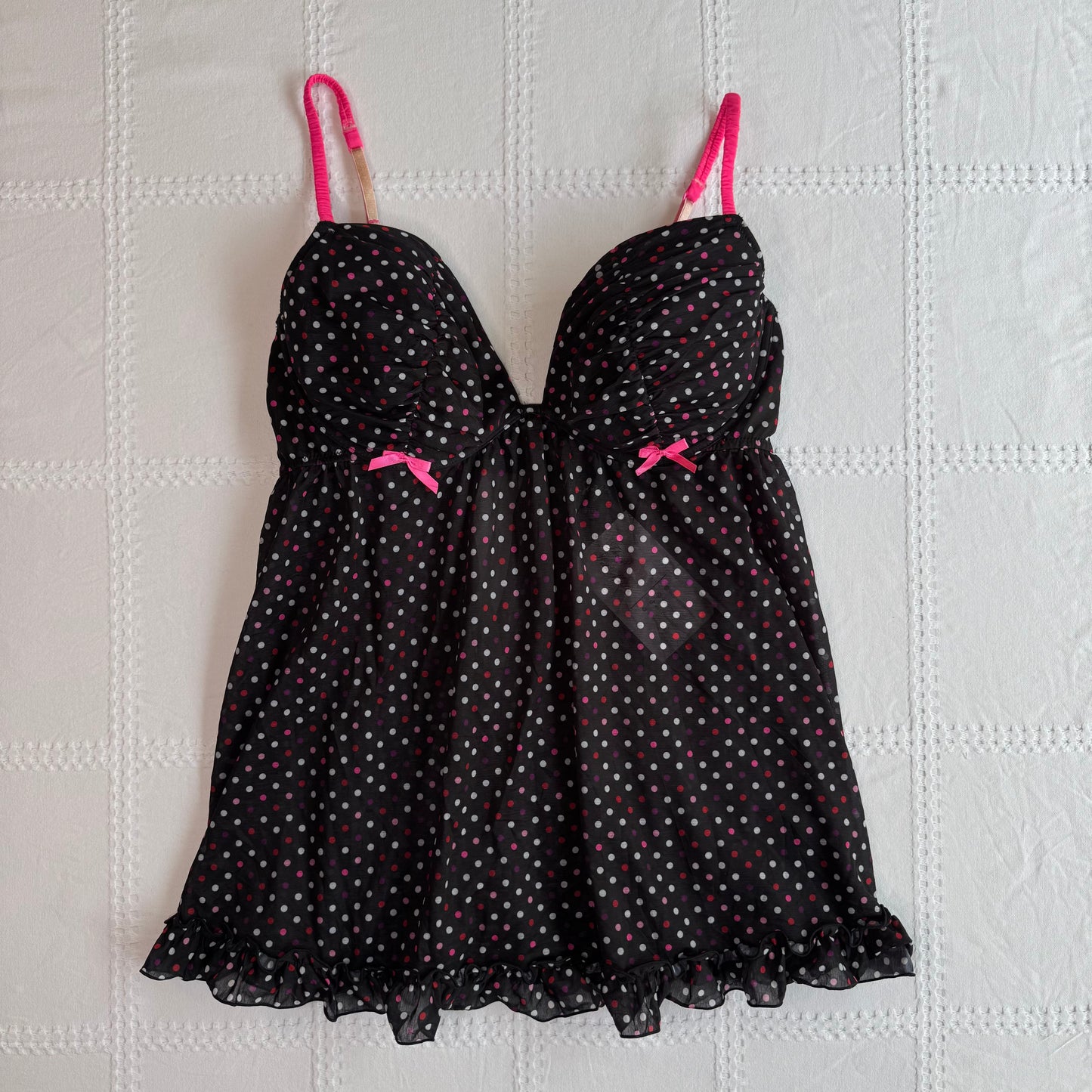 Polka Dot Babydoll Cami