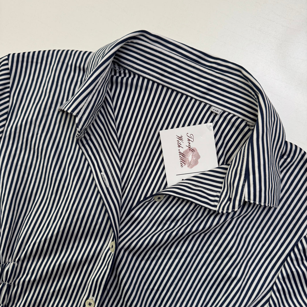 Striped Cinched Shirt