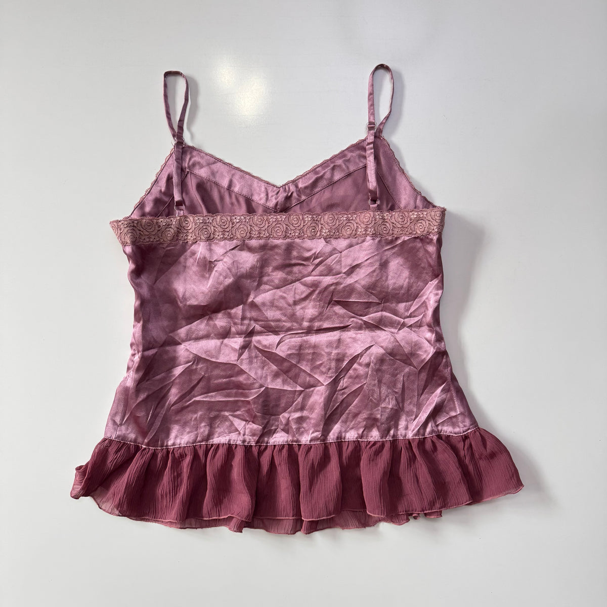 Lace Trim Babydoll Cami