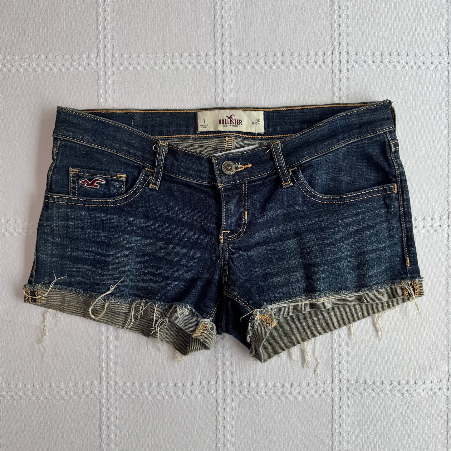 Hollister Low Rise Denim Shorts