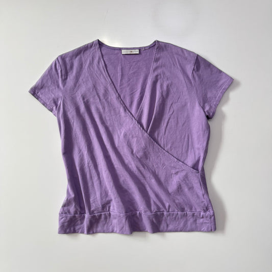 Purple Crossover Top
