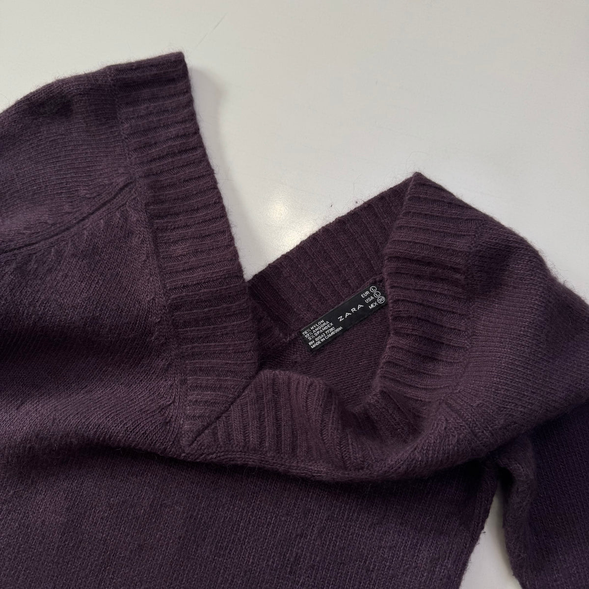 Purple Knit Sweater