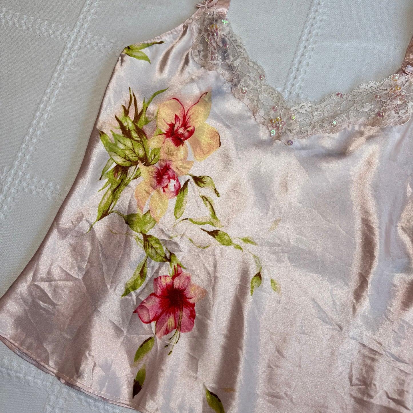 Pink Floral Cami